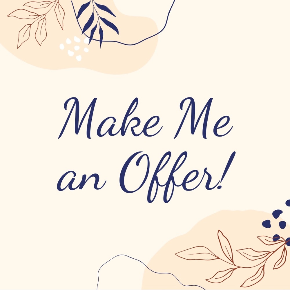 Open to reasonable offers😌